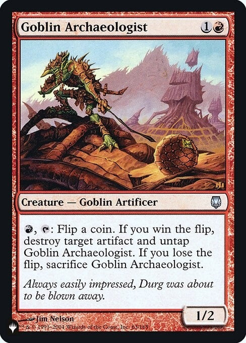 Goblin Archaeologist (63) [LIST] - MTG Single