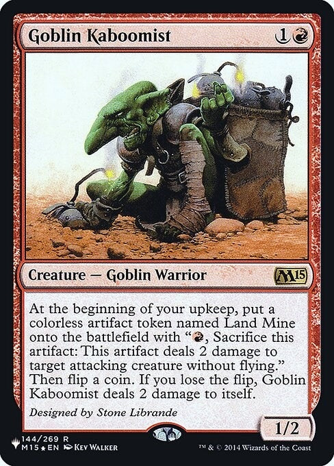 Goblin Kaboomist (144) [LIST] - MTG Single