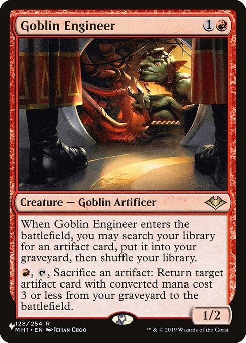 Goblin Engineer (128) [LIST] - MTG Single