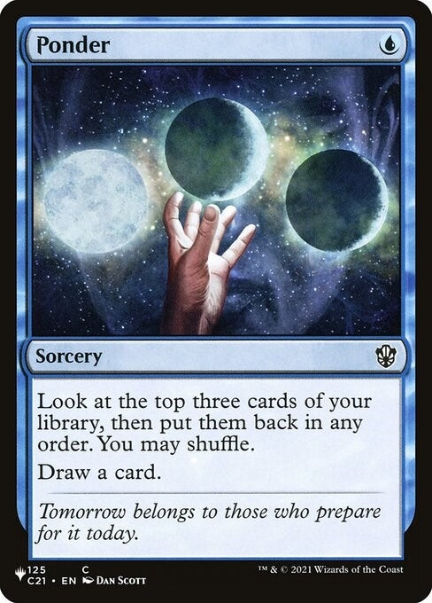 Ponder (125) [LIST] - MTG Single