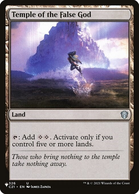 Temple of the False God (C21) (326) [LIST] - MTG Single