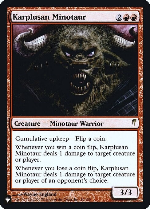 Karplusan Minotaur (86) [LIST] - MTG Single
