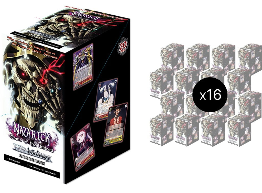 Nazarick: Tomb of the Undead Booster Box Case [1st Edition] [OVL/S62] - Weiss Schwarz Sealed