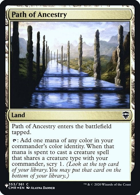 Path of Ancestry (CMR) (353) [LIST] - MTG Single