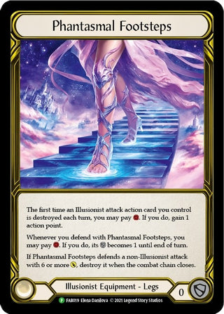 Phantasmal Footsteps (Golden) (19) [PR] - Flesh and Blood TCG Single