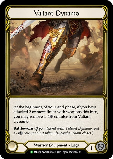 Image for Valiant Dynamo (Golden) - FAB020 (FAB020) - Flesh and Blood TCG