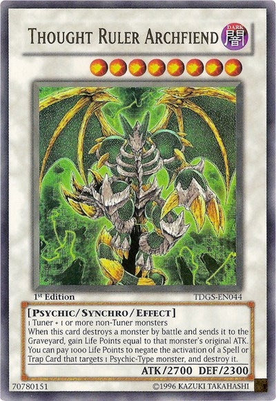 Thought Ruler Archfiend (44) - YuGiOh Single