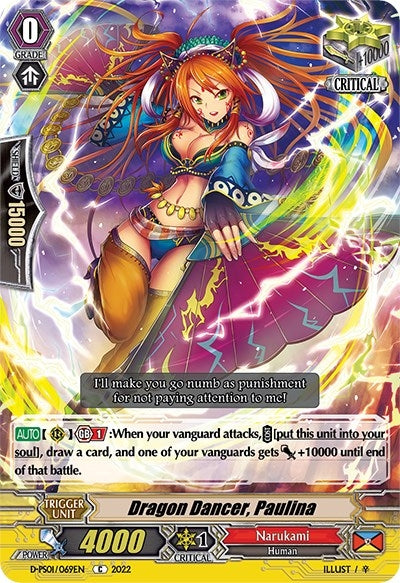 Dragon Dancer Paulina (1069) [D-PS01] - Cardfight Vanguard Single