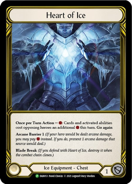 Heart of Ice (Golden) (53) [PR] - Flesh and Blood TCG Single