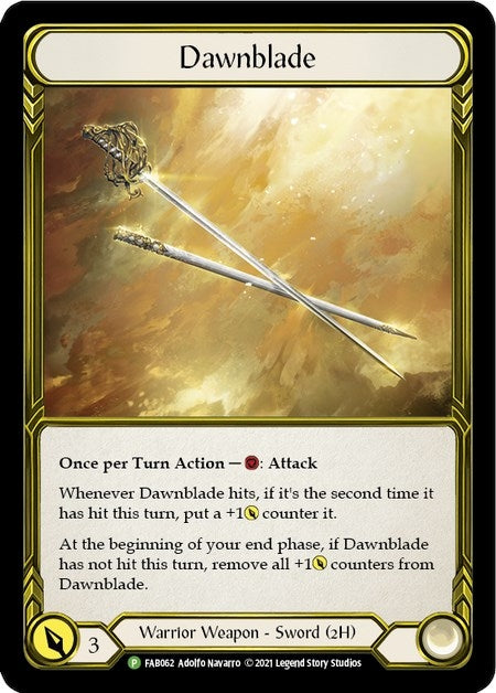 Dawnblade (Golden) (62) [PR] - Flesh and Blood TCG Single