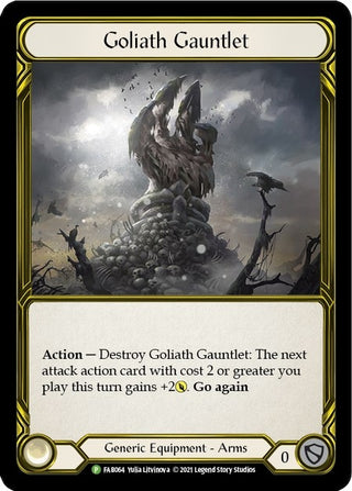 Goliath Gauntlet (Golden) (64) [PR] - Flesh and Blood TCG Single
