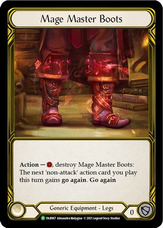 Mage Master Boots (Golden) (67) [PR] - Flesh and Blood TCG Single