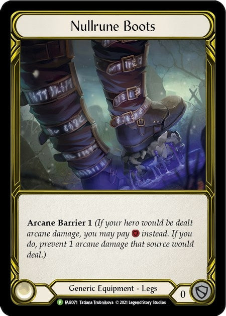 Nullrune Boots (Golden) (71) [PR] - Flesh and Blood TCG Single