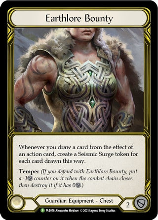 Earthlore Bounty (Golden) (76) [PR] - Flesh and Blood TCG Single