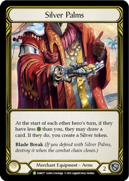 Silver Palms (Golden) (77) [PR] - Flesh and Blood TCG Single