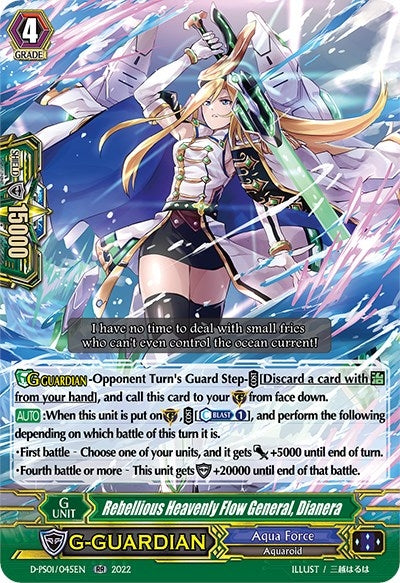 Rebellious Heavenly Flow General Dianera (1045) [D-PS01] - Cardfight Vanguard Single