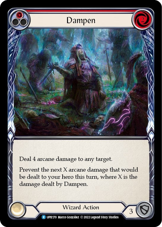 Dampen (Red) (170) [UPR] - Flesh and Blood TCG Single