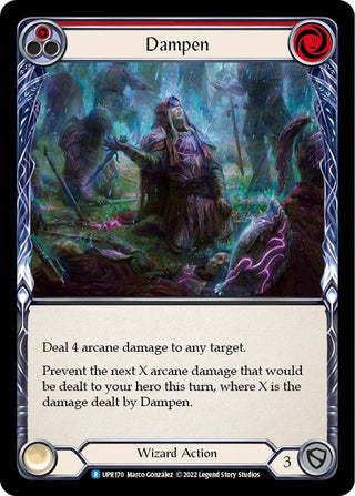 Dampen (Red) (170) [UPR] - Flesh and Blood TCG Single