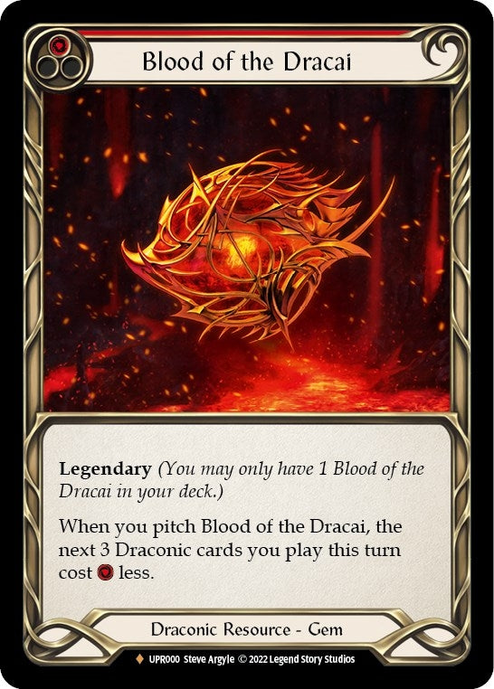 Blood of the Dracai (0) [UPR] - Flesh and Blood TCG Single