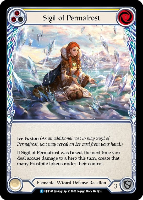 Sigil of Permafrost (Yellow) (107) [UPR] - Flesh and Blood TCG Single