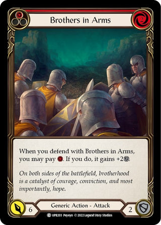 Brothers in Arms (Red) (203) [UPR] - Flesh and Blood TCG Single