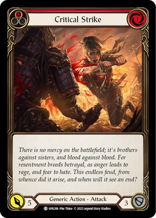 Critical Strike (Red) (206) [UPR] - Flesh and Blood TCG Single