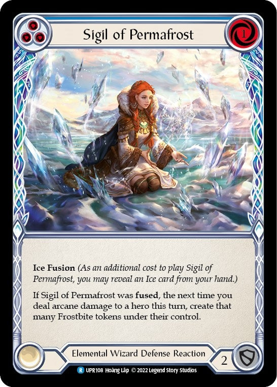 Sigil of Permafrost (Blue) (108) [UPR] - Flesh and Blood TCG Single