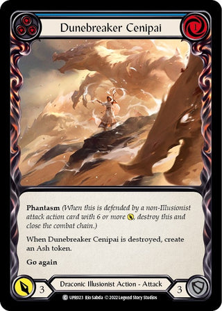 Dunebreaker Cenipai (Blue) (23) [UPR] - Flesh and Blood TCG Single