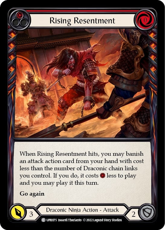 Rising Resentment (Red) (75) [UPR] - Flesh and Blood TCG Single