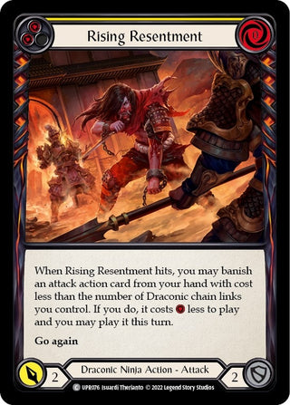 Rising Resentment (Yellow) (76) [UPR] - Flesh and Blood TCG Single