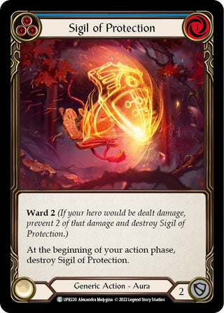 Sigil of Protection (Blue) (220) [UPR] - Flesh and Blood TCG Single