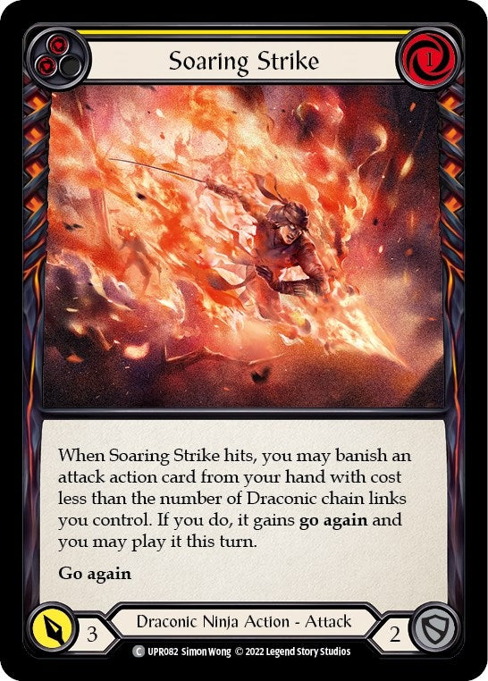 Soaring Strike (Yellow) (82) [UPR] - Flesh and Blood TCG Single