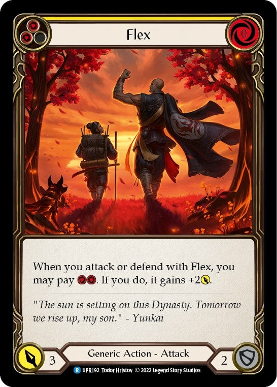 Flex (Yellow) (192) [UPR] - Flesh and Blood TCG Single
