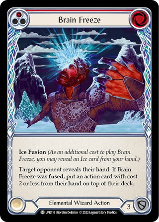 Brain Freeze (Red) (116) [UPR] - Flesh and Blood TCG Single
