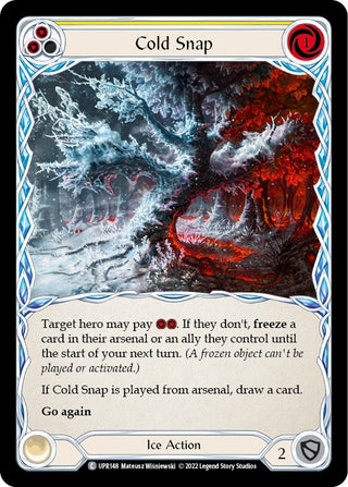 Cold Snap (Yellow) (148) [UPR] - Flesh and Blood TCG Single