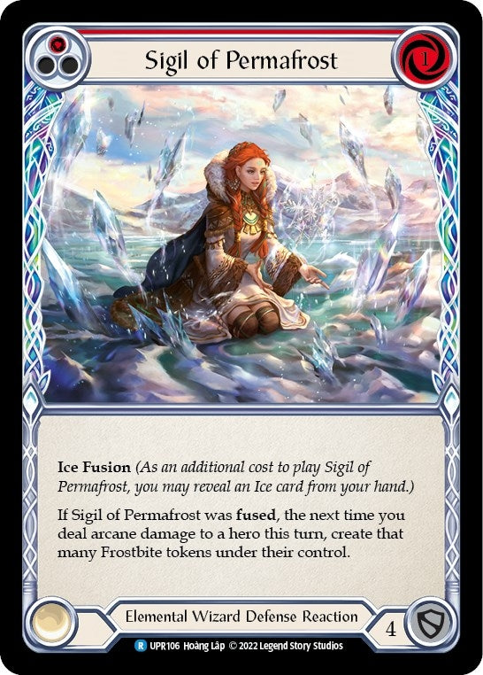 Sigil of Permafrost (Red) (106) [UPR] - Flesh and Blood TCG Single