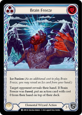 Brain Freeze (Blue) (118) [UPR] - Flesh and Blood TCG Single