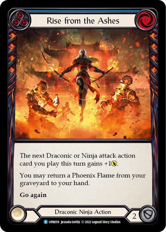 Rise from the Ashes (Blue) (59) [UPR] - Flesh and Blood TCG Single