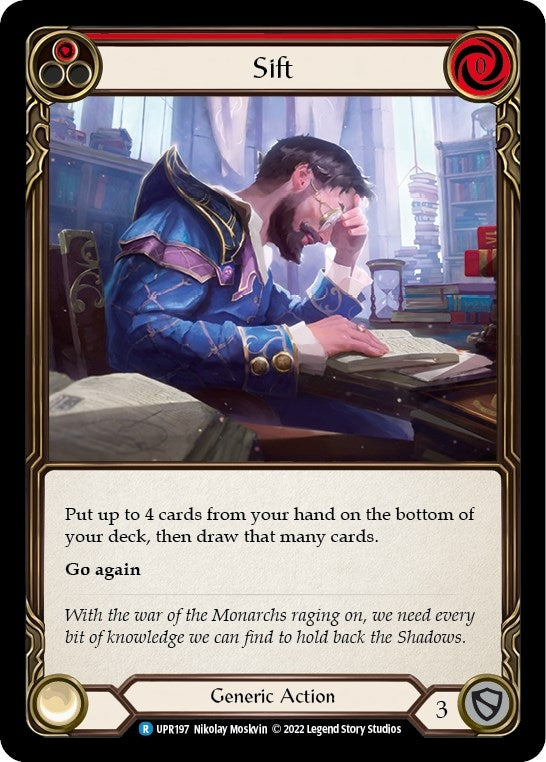 Sift (Red) (197) [UPR] - Flesh and Blood TCG Single