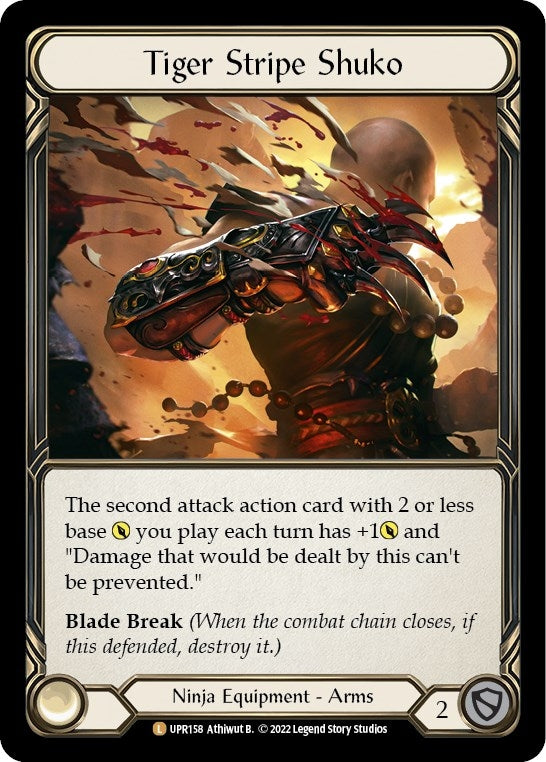 Tiger Stripe Shuko (158) [UPR] - Flesh and Blood TCG Single