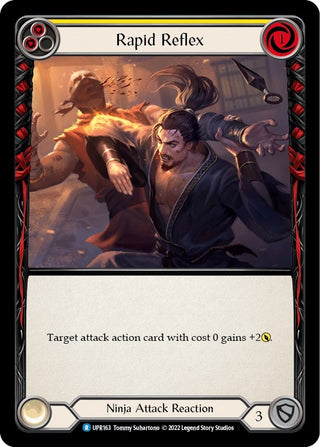 Rapid Reflex (Yellow) (163) [UPR] - Flesh and Blood TCG Single