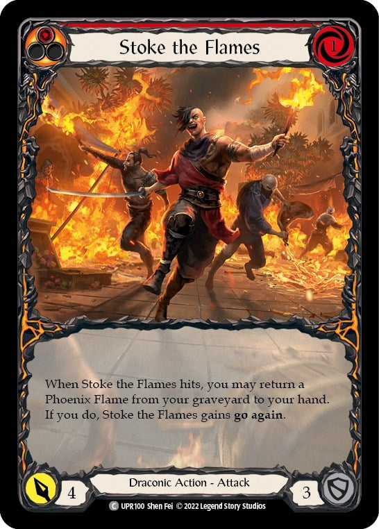 Stoke the Flames (Extended Art) (100) [UPR] - Flesh and Blood TCG Single