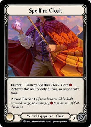 Spellfire Cloak (167) [UPR] - Flesh and Blood TCG Single