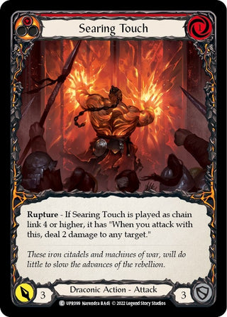 Searing Touch (99) [UPR] - Flesh and Blood TCG Single