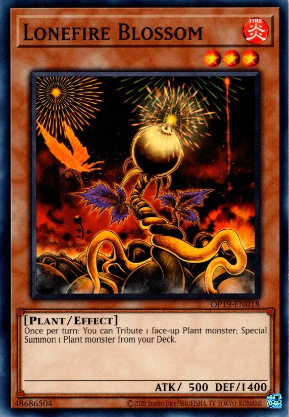 Lonefire Blossom (19018) (OP19) - YuGiOh Single