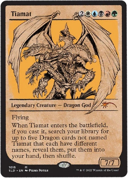 Tiamat (Showcase) (1017) [SLD] - MTG Single