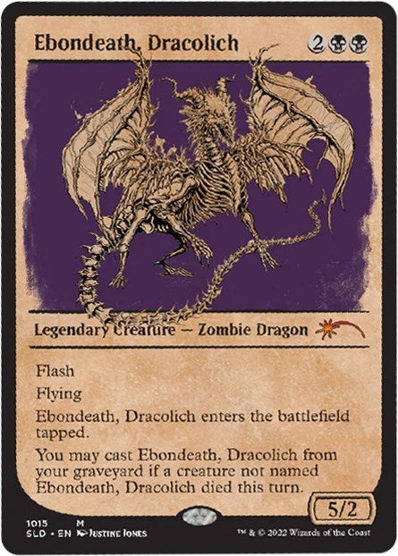 Ebondeath Dracolich (Showcase) (1014) [SLD] - MTG Single