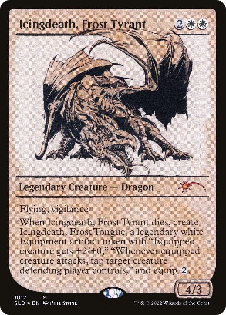 Icingdeath Frost Tyrant (Showcase) (1012) [SLD] - MTG Single