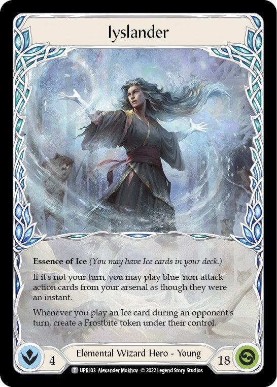 Iyslander // Searing Emberblade (0) [UPR] - Flesh and Blood TCG Single