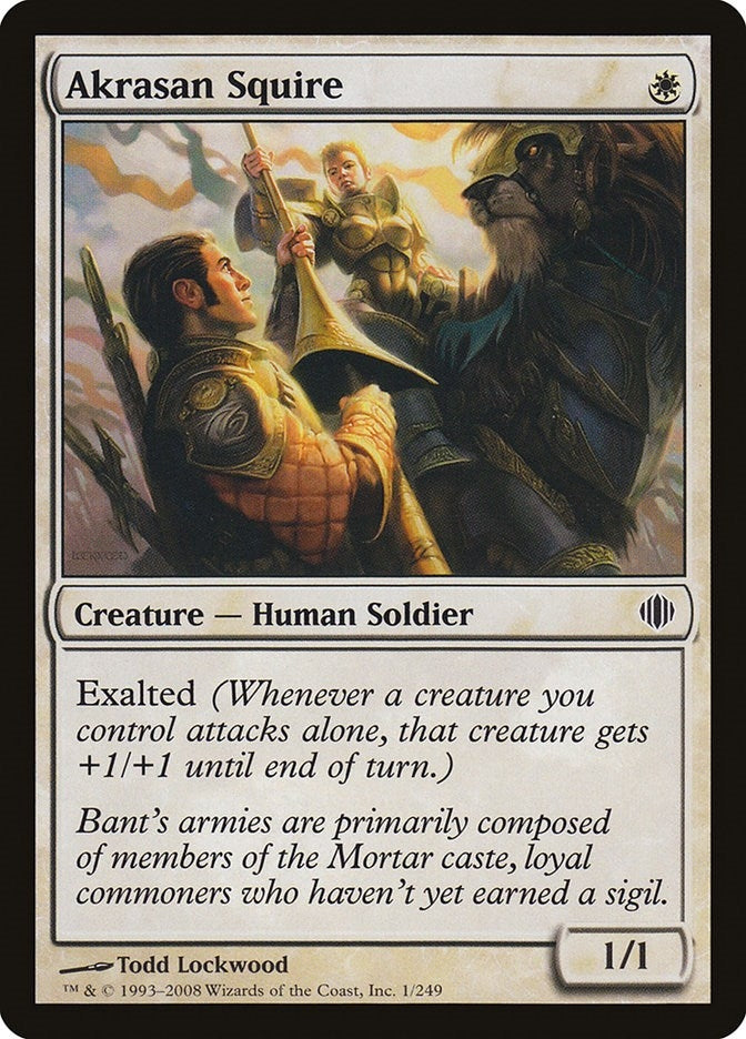 Akrasan Squire (1) [ALA] - MTG Single